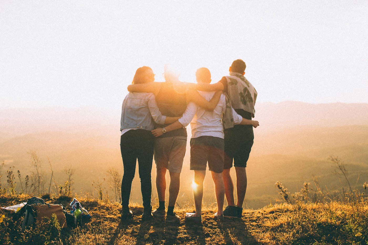 Friends sharing a moment together